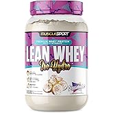 Musclesport Lean Whey Revolution™ Protein Powder - Whey Protein Isolate - Low Calorie, Low Carb, Low Fat, Incredible Flavors - 25g Protein per Scoop (2lb, Dippsadoodles)