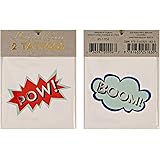 Meri Meri Boom Pow Tattoos - 6 Pack Bundle