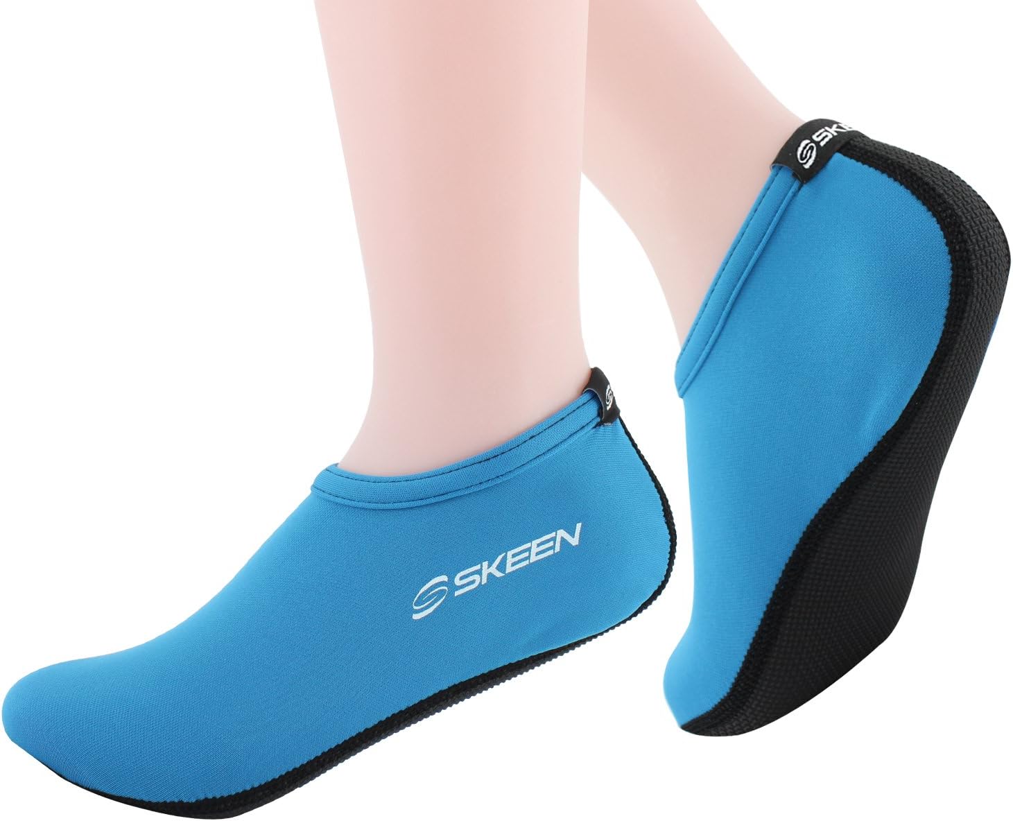 Skeen Ultra Lightweight Water Shoes Aqua Socks (6. XXL (US W: 10.5~11.5, M: 9.5~10.5), Blue)