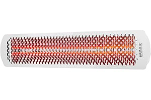 BROMIC HEATING Bromic Smart-Heat Tungsten Electric 4000W Radiant Patio Heater, White, Model BH0420012