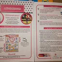 aeioubaby.com Calendario Reloj Magnético Infantil, Juego Educativo ...