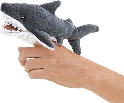 shark finger puppet