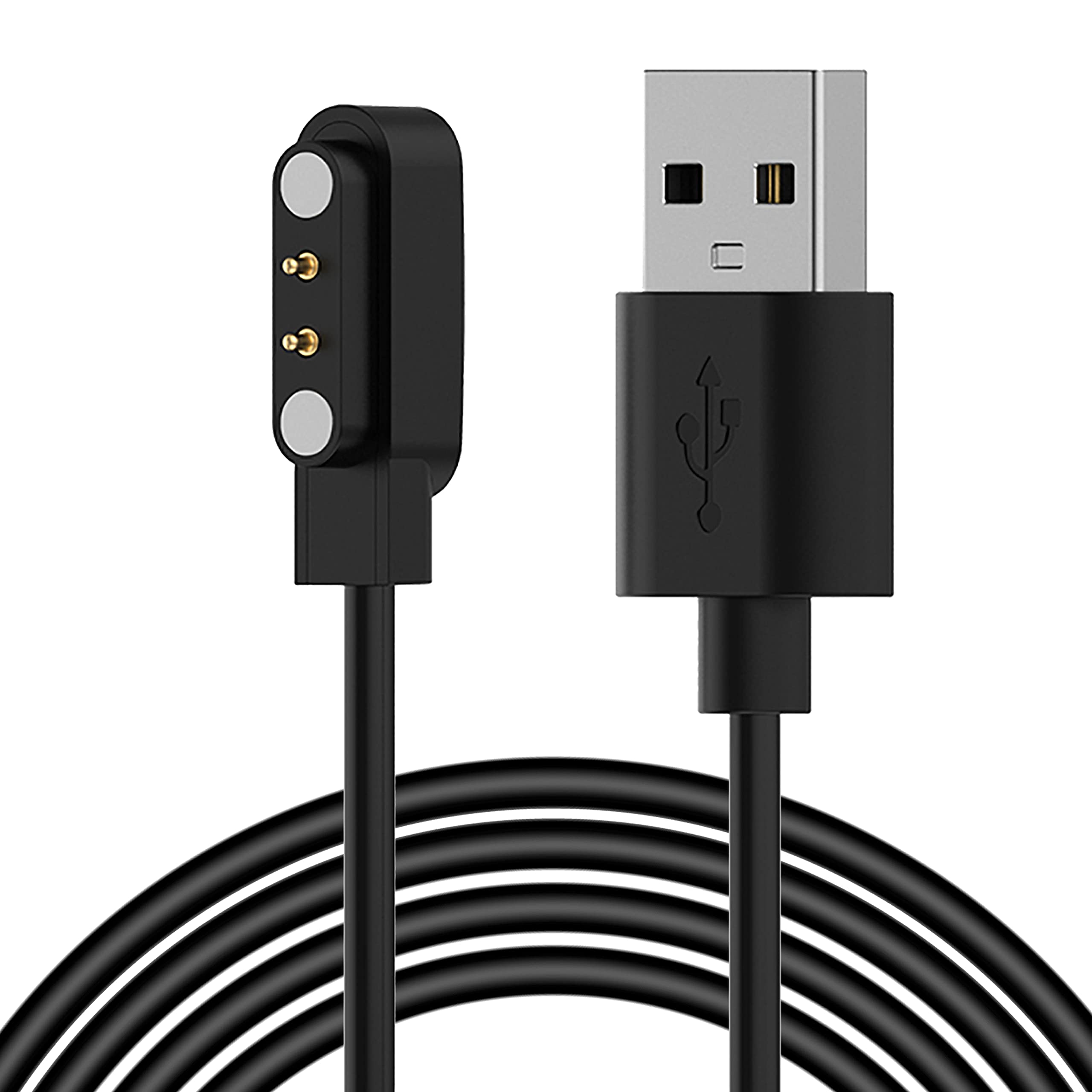 Bicmice Smart Watch Charger for Wyze Letsfit YAMAY VeryFitPro Umidigi SW023 ID205L SW021 ID205U ID205S SW025 Uwatch 3S 3 2 2S Magnetic USB Charging Cable
