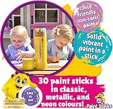 Little Brian Paint Sticks 30 Pack Assorted Colours with Storage Tube view 4