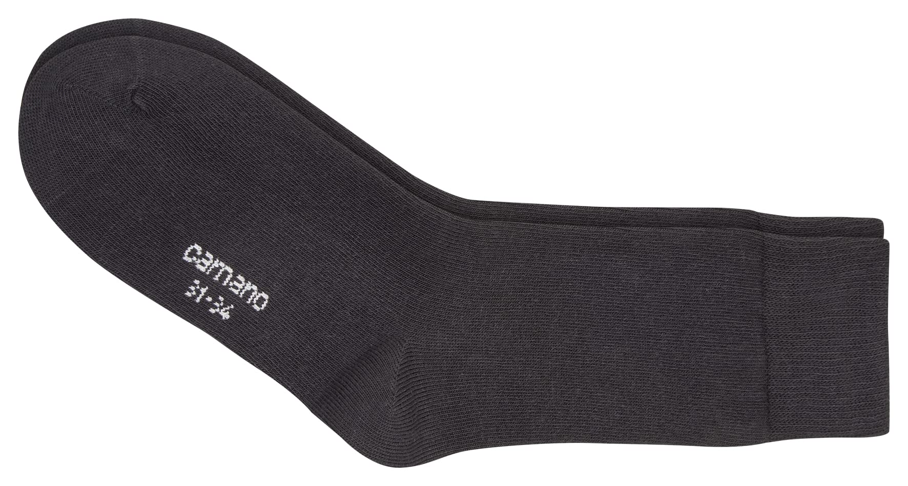 Camano Girls' Socks Black Schwarz (black 5) 12-13.5