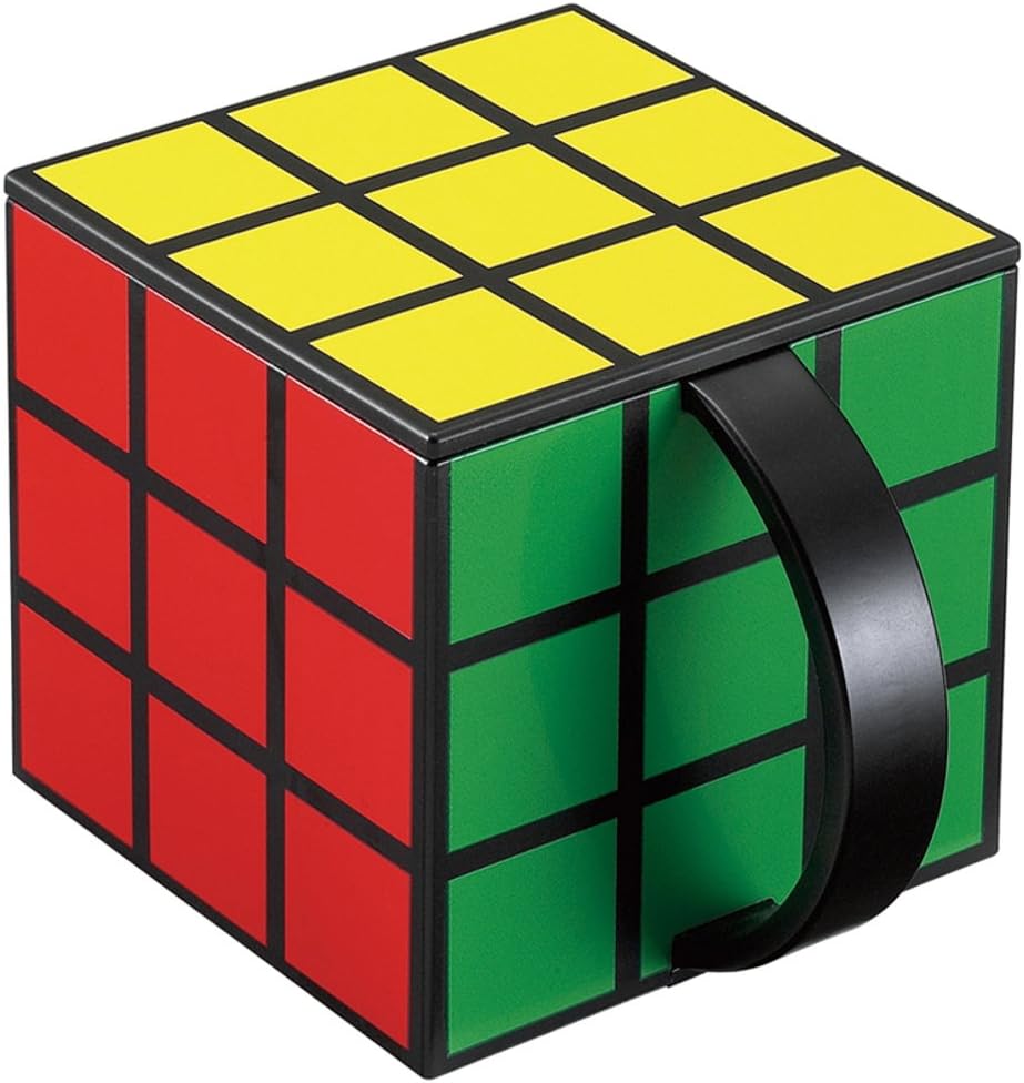 Estaly Rubiks Cube Coffee Mug Insulated with Removable Lid