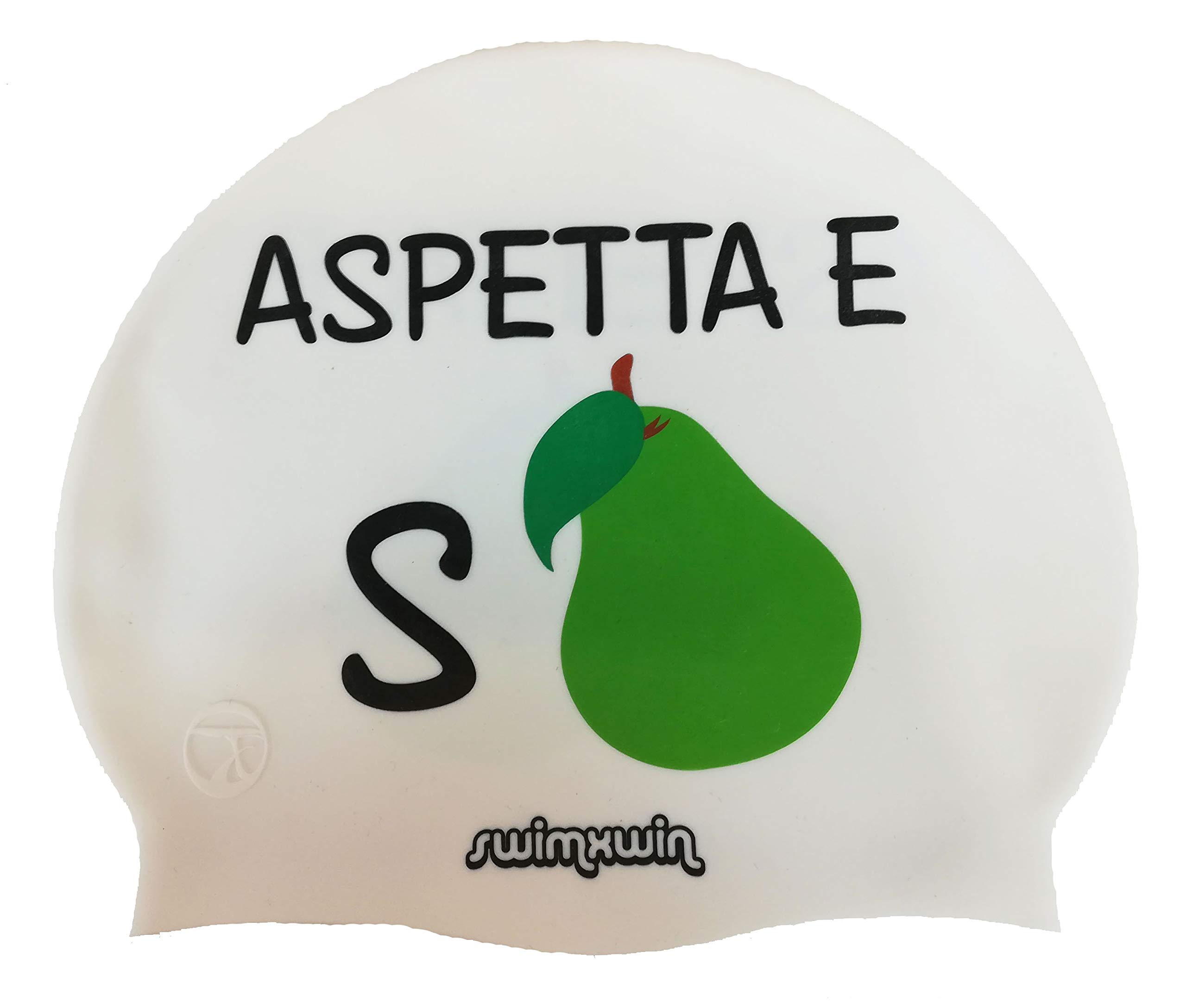 Aspetta e Spera Silicone Swimming Cap | Fantastic Pool Cap | Swim Cap for Men, Woman and Kids | Great Comfort and Fit | Italian design and style