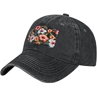 Floral Baseball Cap for Men and Women - Embroidery Hip Hop  display picture 3