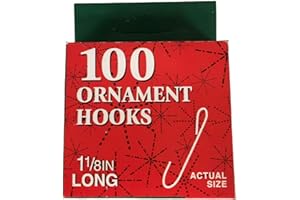 KURT S. ADLER Kurt Adler Christmas Ornament Hooks 100 Pieces Box Set