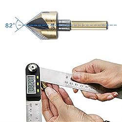 Countersink Drill Bit Set, 5 Pieces High Speed