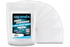 EVOLV Premium Nylon Tea Filter Extraction Press Bags | 2" x 4.5" | 37u | 100 Pack