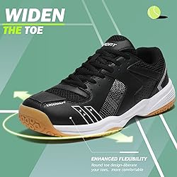 ASHION Pickleball Shoes for Men Tennis Racquetball