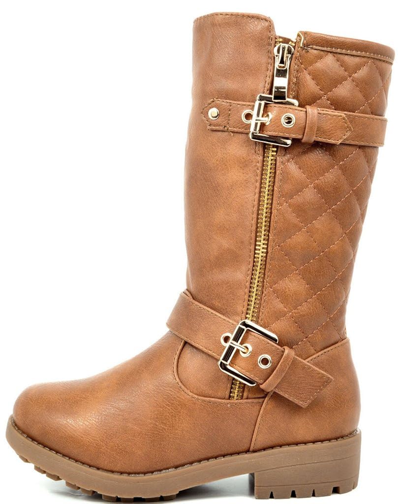 DREAM PAIRS Girls Toddler/Little Kid/Big Kid Faux Fur Lining Winter