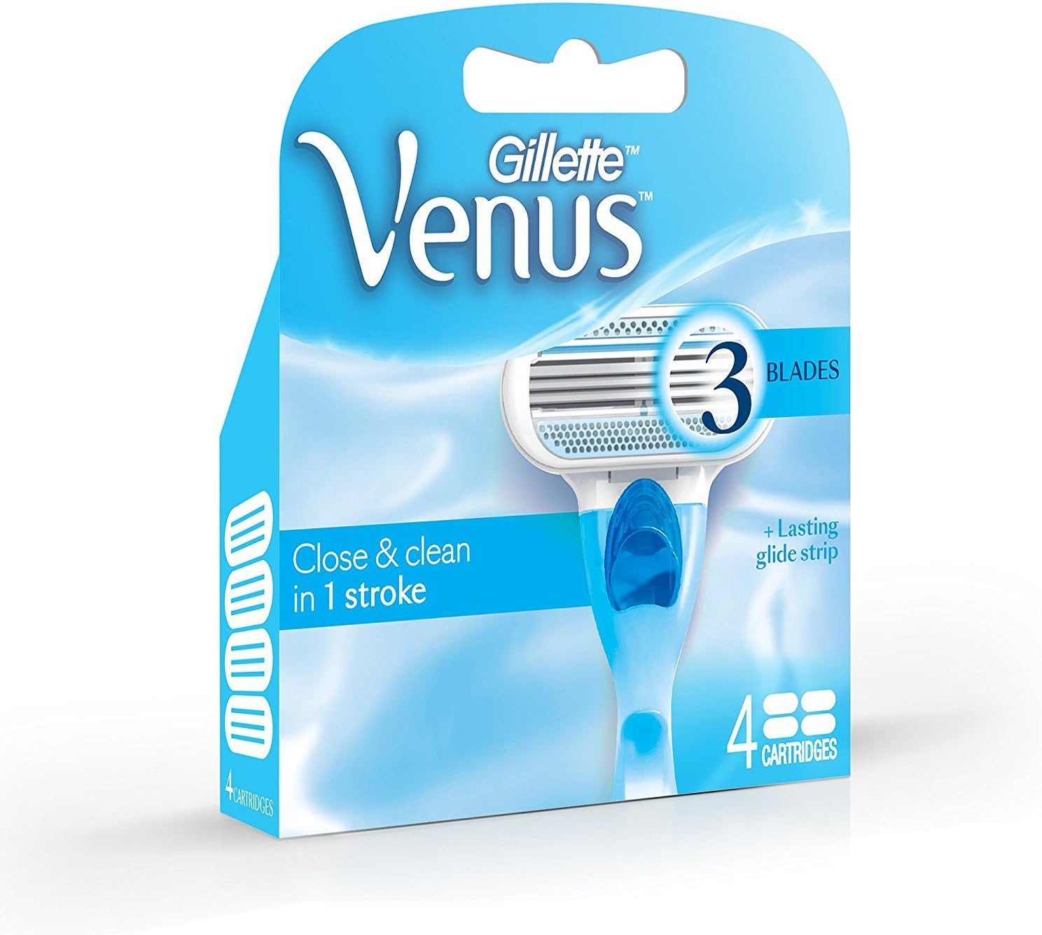 Gillette Carg Venus Woman 4U, No Colour, 4 count (Pack of 1) - Image 3