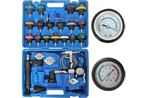 Punmew Radiator Pressure Tester & Coolant Vacuum Refill Kit 28pc Universal Coolant Pressure Tester Kit for Cooling System Radiator Leak Test & Refill