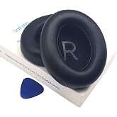 Lambskin NC 700 Earpads Real Leather Ear Pads Cushions Sheepskin Replacement Cups for Bose NC700 Noise Canceling Headphones (Black)