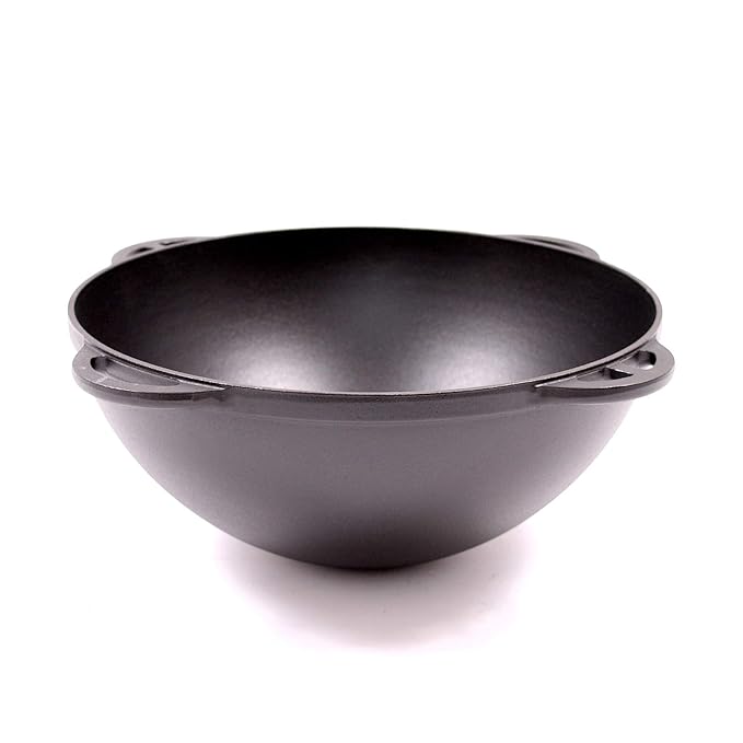 Gusseisenkessel mit Deckel Emailliert Wok Kessel in verschiedenen Größen ????? ???????? ????????????? (22 Liter Emailliert mi