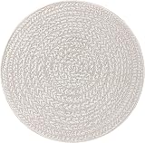 the carpet Kansas Robuster Indoor Outdoor Rug Natural Jute Look 80 cm Round view 2