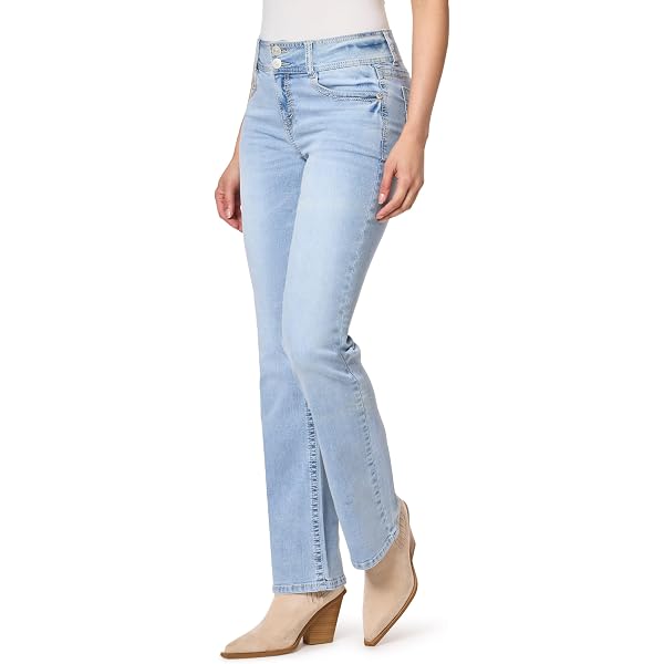 Buffalo David Bitton Pantaloni Skinny Donna Hanna - Vita Alta, Morbidi E Elasticizzati, Cotone E Tencel, Colore Unico