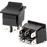 2 Pcs 6 Pin 6V 12V 24V Power Wheels Foot Pedal Switch for Ride on Toys Car Momentary Switch