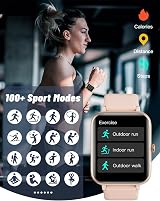GRV Smart Watch Fitness Tracker Heart Rate Sleep Monitor Pedometer Call SMS view 3