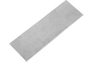 uxcell 316 Stainless Steel Flat Bar, 1/8" Thickness 1-31/32" Width 6" Length Flat Plate Rectangular Metal Bar Trim Strips She