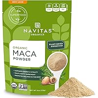 Navitas Organics Maca Powder, 4 oz. Bag, 23 Servings — Organic, Non-GMO, Low Temp-Dried, Gluten-Free