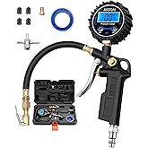 AstroAI Digital Tire Inflator with Pressure Gauge, 250 PSI Air Chuck and Compressor Accessories Heavy Duty with Quick Connect