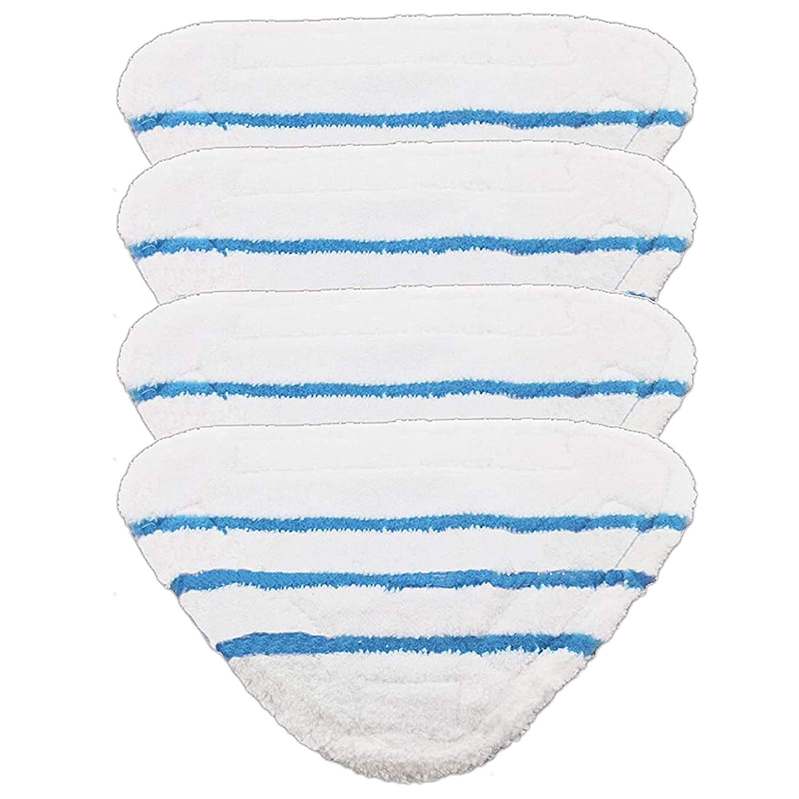 SPARES2GO Washable Cover Pads for Beldray 5-in-1 9-in-1 Steam Cleaner Mop (Pack of 4)