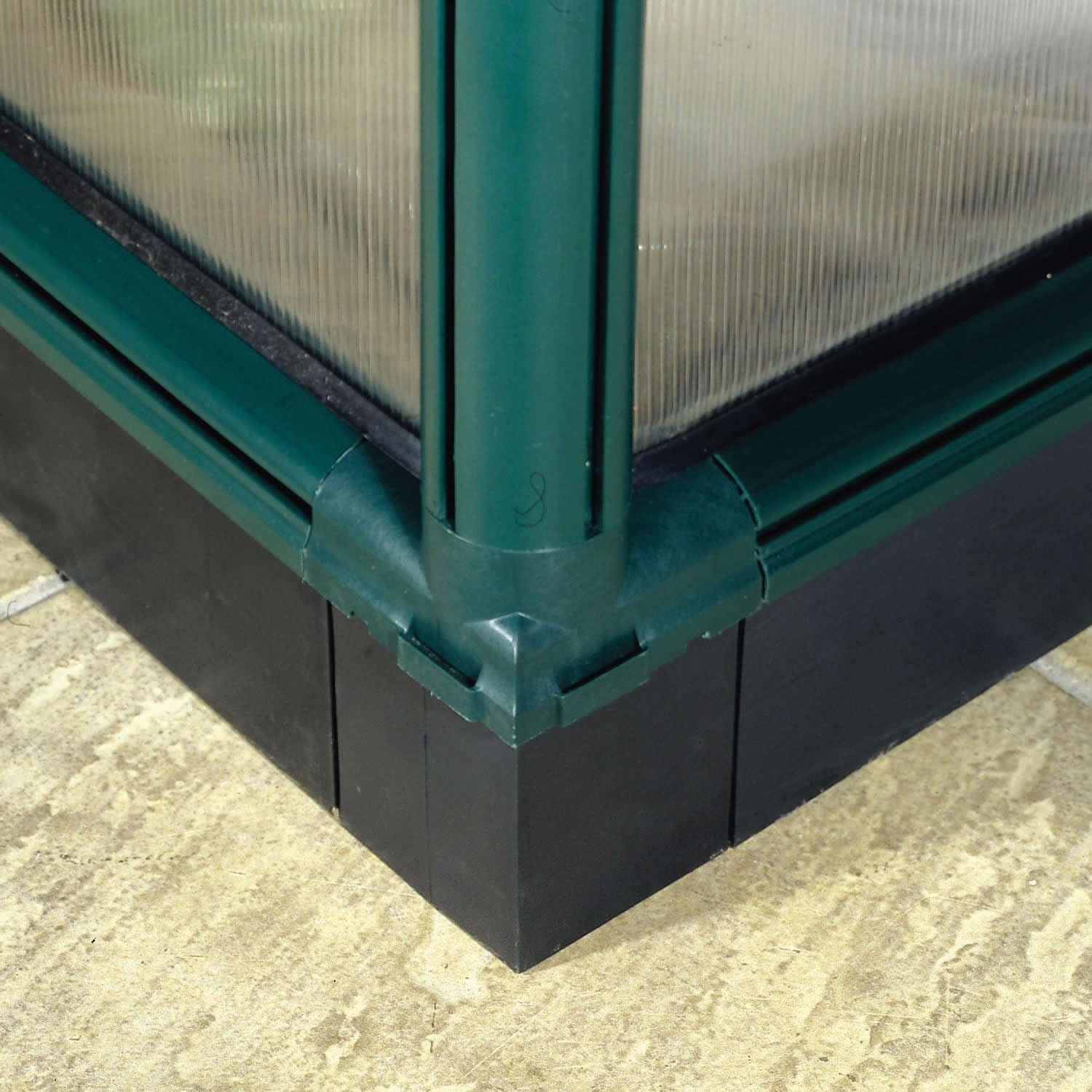 Rion Greenhouse Accessory Base Kit 8x12ft. Black Amazon.co.uk