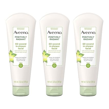 aveeno in shower face wash