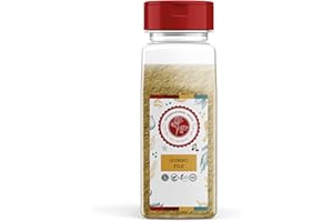 Gumbo File Powder Seasoning Mix by International Spice, Exotic Spices, Louisiana Cajun Seasoning Blend, Gourmet Spice Mix, 14.5 oz Bottle