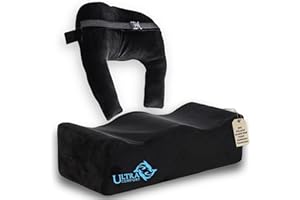 ULTRA COMFORT Brazilian Butt Lift Pillow After Surgery - Dr. Approved BBL Recovery Pillow w/Back Support Cushion for Post-Op Sitting + Cover Drawstring Bag | Comfortable & Easy to Carry for Home, Travel & Work