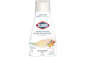 Clorox Disinfecting Mist Refill, Multi-Surface Disinfectant, Kills 99.9% of Bacteria and Viruses, Bleach-Free, Lemongrass Man
