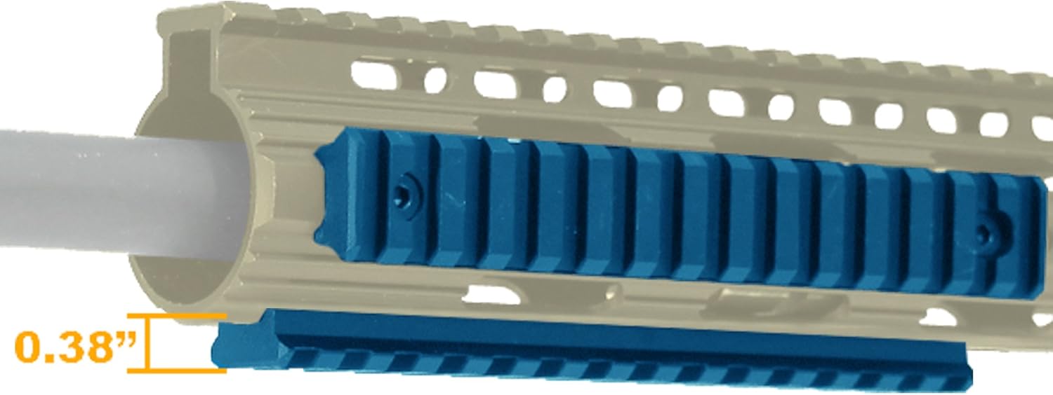 UTG PRO 15-Slot Super Slim Free Float Rail Section - FDE : Sports & Outdoors