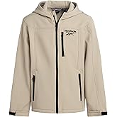 Reebok Boys Fleece Jacket - Polar Fleece Lined Wind & Water Resistant Softshell Winter Jacket - Outdoor Winter Coat for Boys