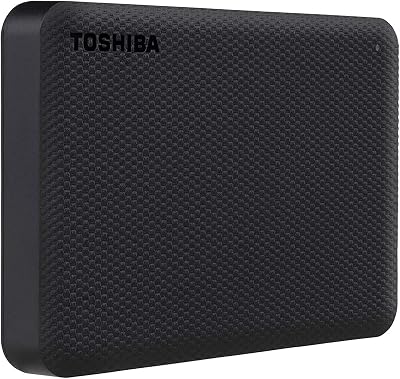 Toshiba Canvio Advance 4TB Portable External Hard Drive USB 3.0 Black