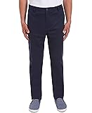 Nautica Young Men's Uniform Flat Front Stretch