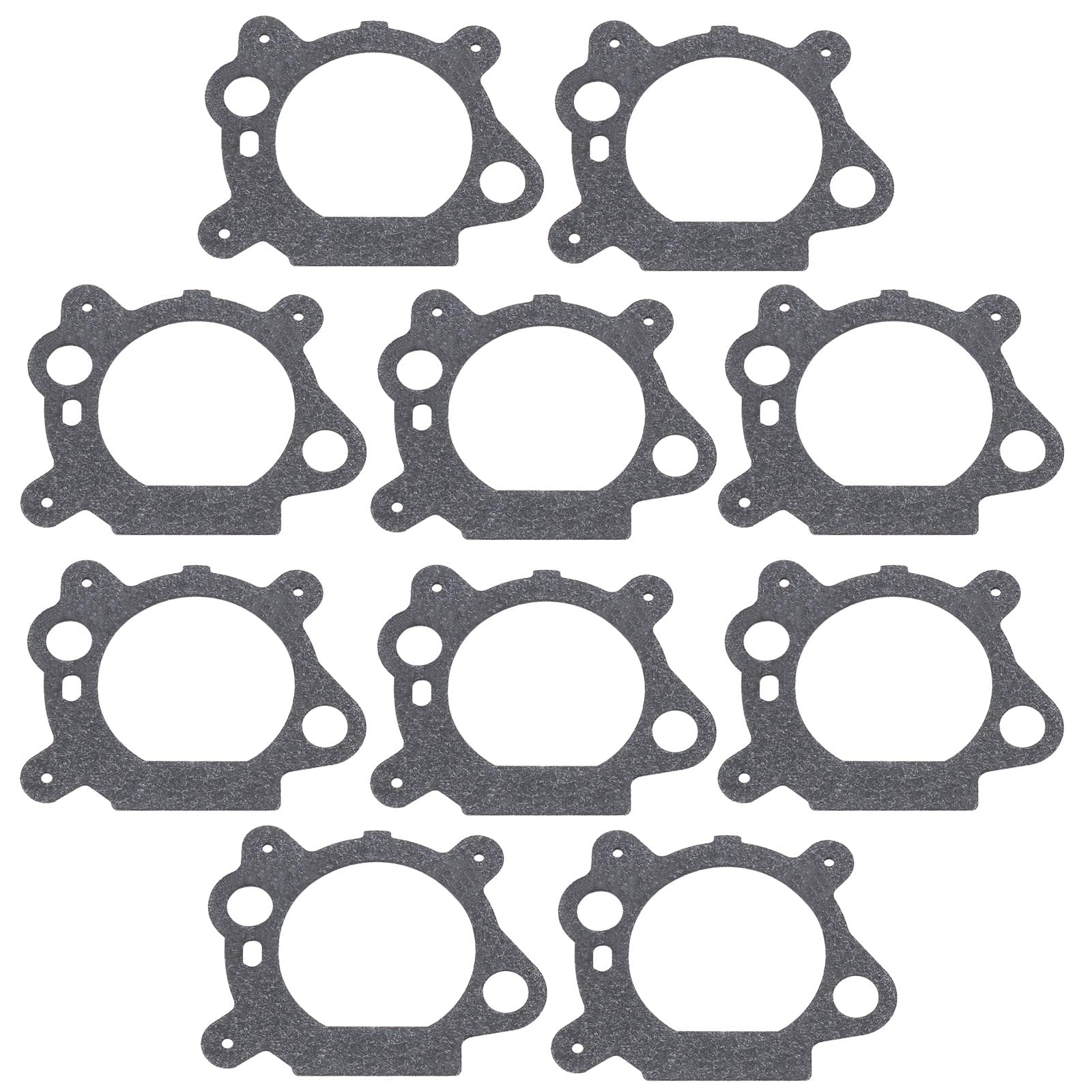 The Lord of the Tools 10PCS Carburettor Gasket 795629 272653 272653S Compatible with Briggs & Stratton Engine Models 133700-133-799 135700-135799 127700-127799 127800-127899
