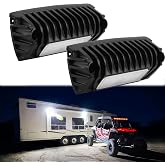 Chelhead RV Lights Exterior, 12V RV Porch Light Aluminum Low Current Led Scene Lighting Compatible with RV Outdoor Camper Tra