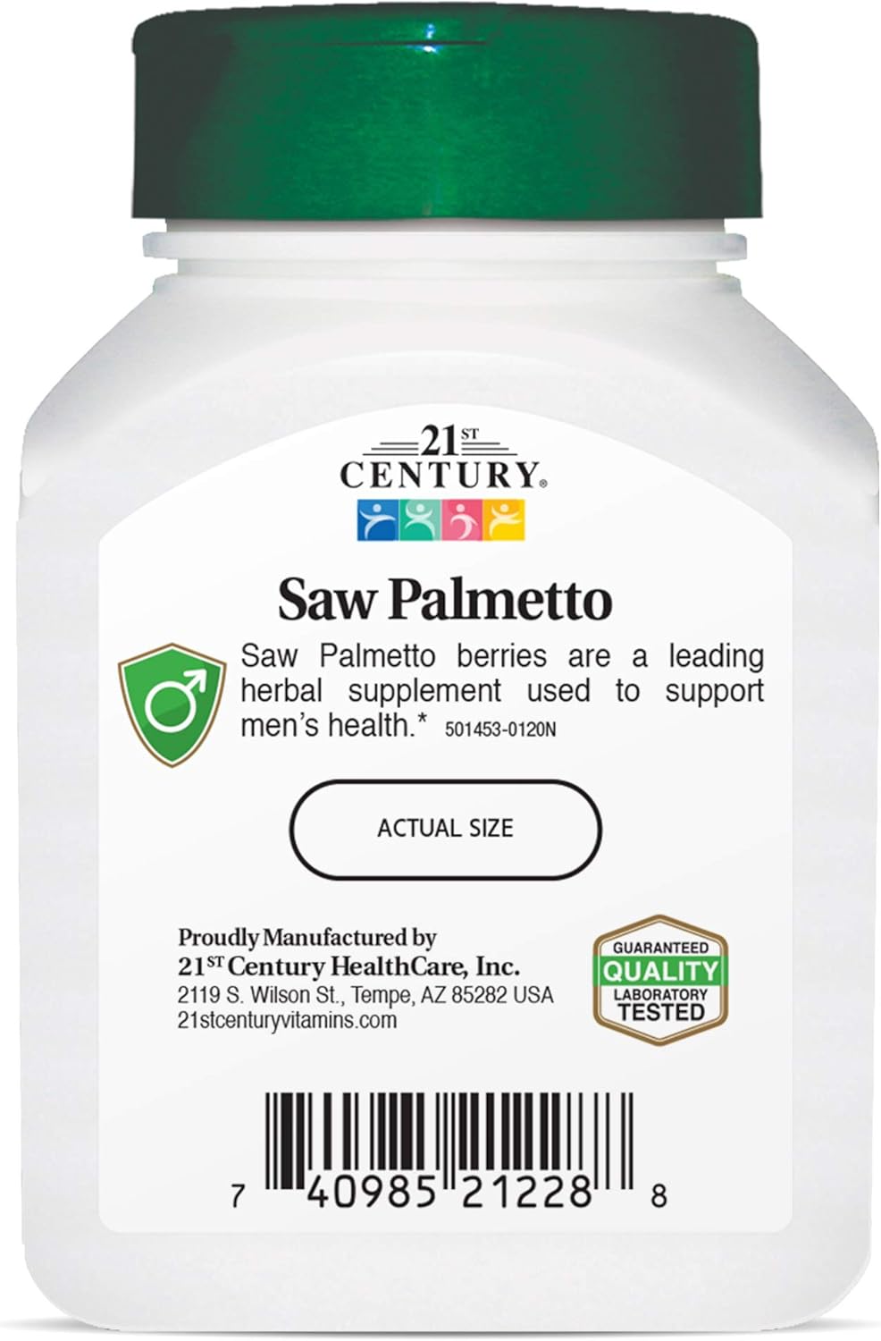 21st Century Saw Palmetto 450mg Veg Capsules, 60 Count: Health & Personal Care