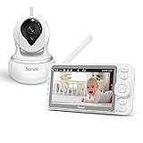 Samxic Video Baby Monitor with 720P Camera, 5