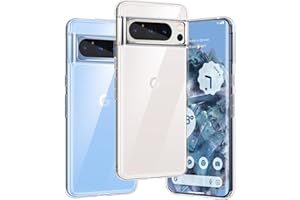 Humixx for Google Pixel 8 Pro Case Clear [Non-Yellowing] [14FT Military Grade Drop Protection] Protective Shockproof Bumper Slim Fit Transparent for Pixel 8 Pro Phone Case 6.7'' - Diamond Clear