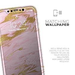 Design Skinz Rose Pink Marble & Digital Gold