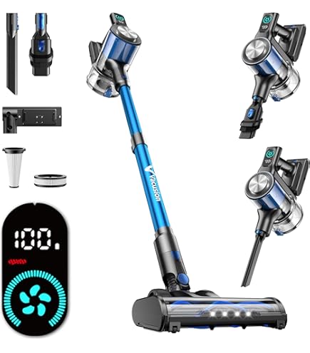 Amazon.com: Hearten Cordless Stick Vacuum Cleaner 350W/30Kpa 40