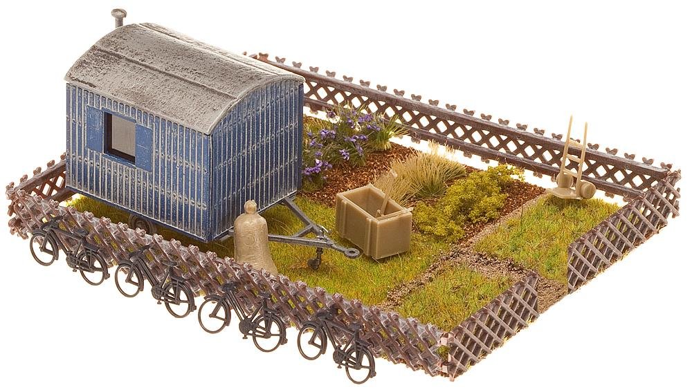 Faller Building Set - Allotment Garden with Construction Trolley for Children