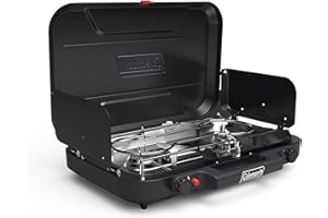 Coleman Classic 3-Burner Propane Camping Stove with InstaStart Ignition, Portable Cooktop with 3 Adjustable Burners & 28,000 BTUs of Power for Camping, Tailgating, Grilling, Hunting & More