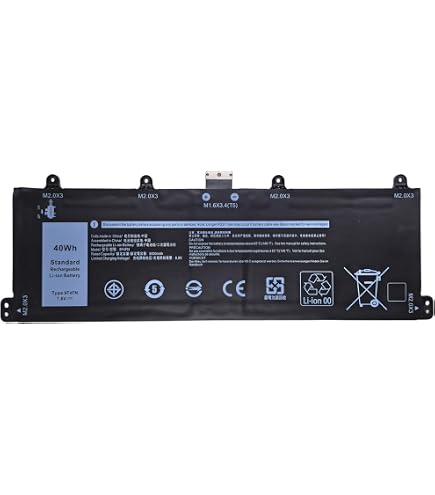 Amazon.com: EPYOBW 9F4FN Laptop Battery 40Wh 09F4FN 2VKW9 8PK6G