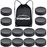 Overmont Ice Hockey Pucks, Practice Hockey Pucks, Ice Hockey Balls, Sports Fan Hockey Pucks