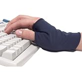 NatraCure Computer Gloves (Carpal Tunnel Relief) Size: Medium/Large - One Pair (Reversible) - (For Wrist and Hand Pain Relief from Typing and Other Repetitive Movements)